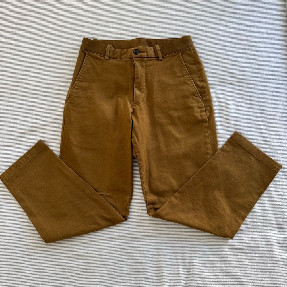 Uniqlo Men's Brown/mustard Ankle Pants
